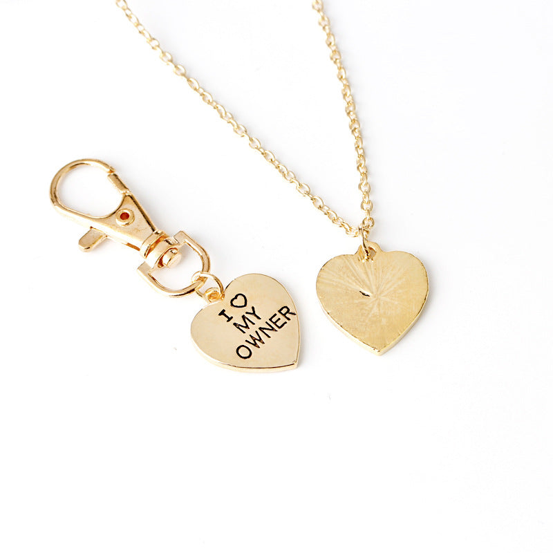 My Dog Saved Me Necklace & Keychain Set