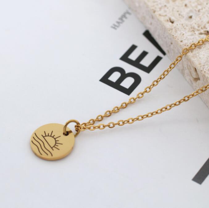 Sun and Moon Necklaces