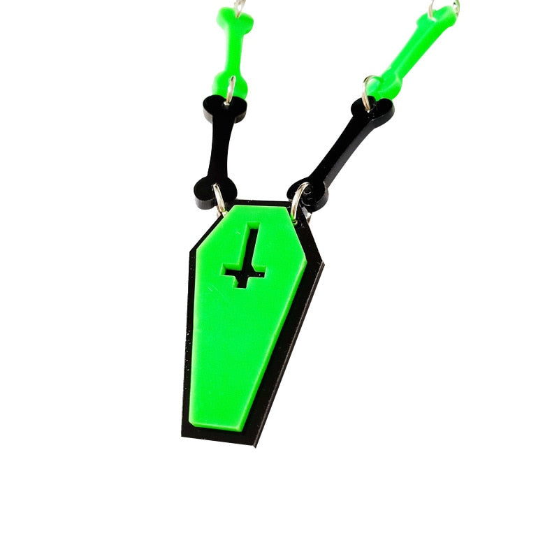Vampire Coffin Drop Earrings