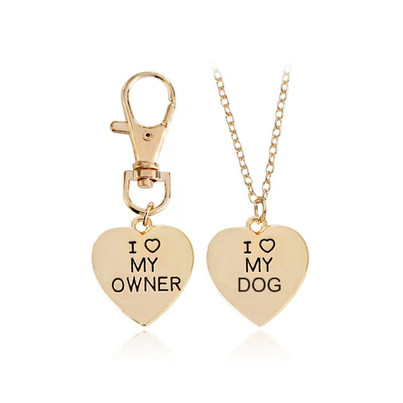 My Dog Saved Me Necklace & Keychain Set