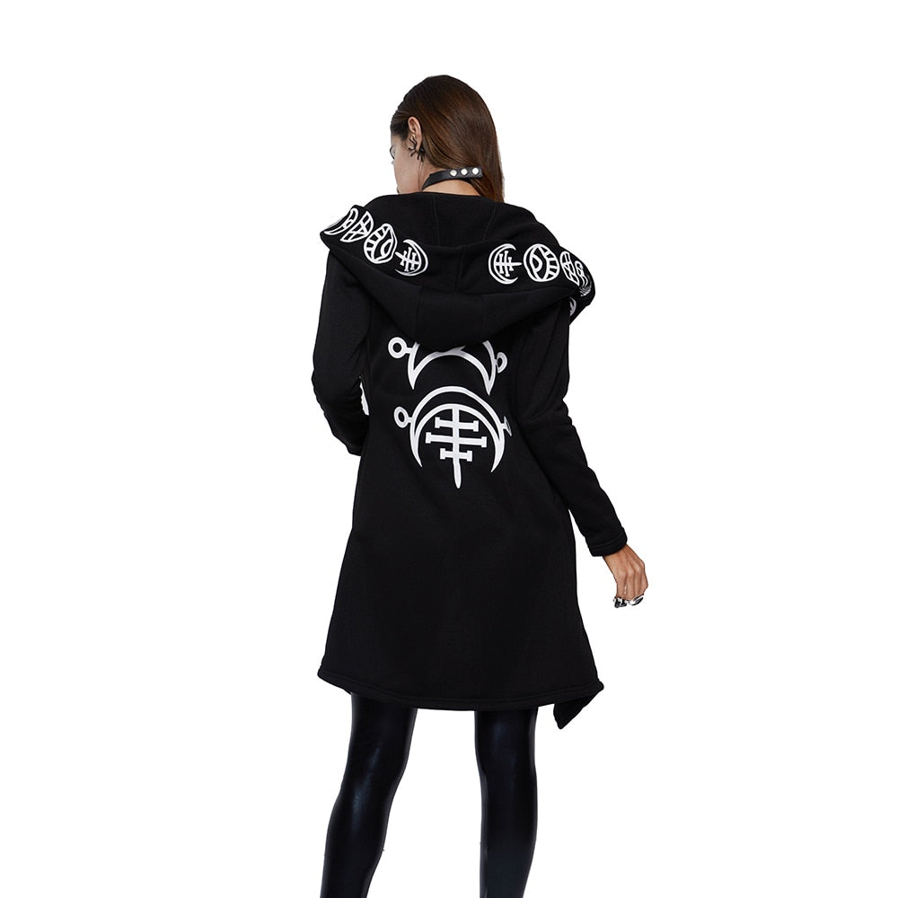 Gothic Cool Black Women Sweatshirt