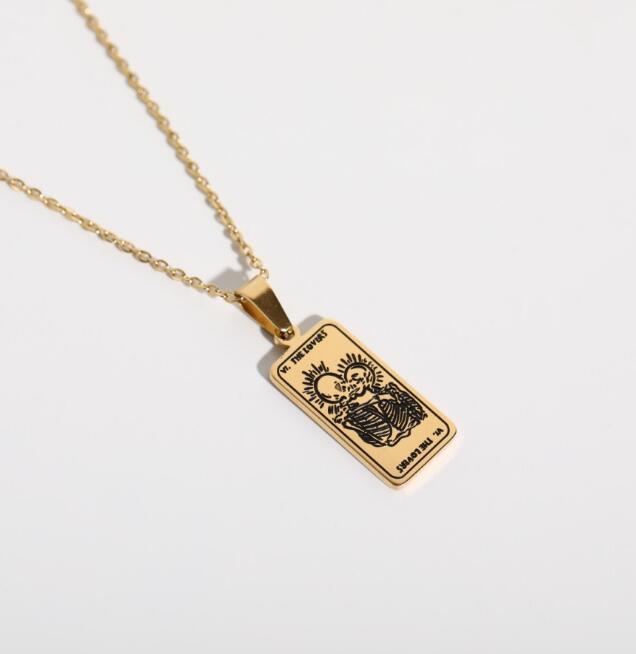Vintage Tarot Inspired Necklace