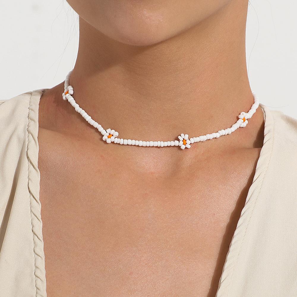 Flower Choker Necklace