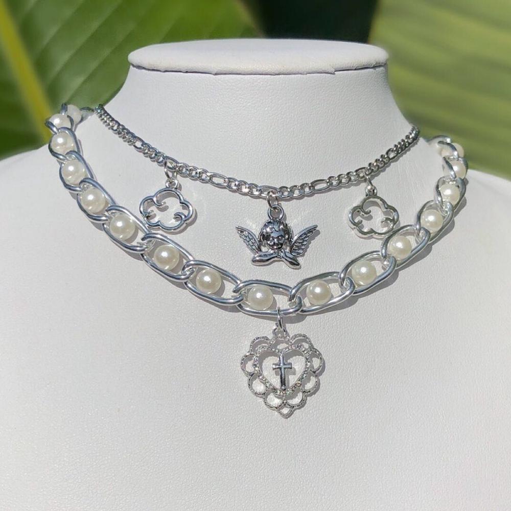 Y2k AngelNecklace