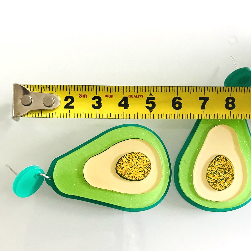 Avocado Drop Earrings