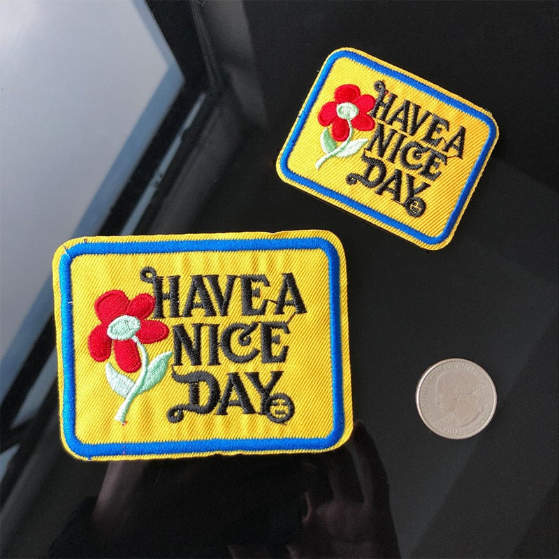 Have A Nice Day Vintage Patch