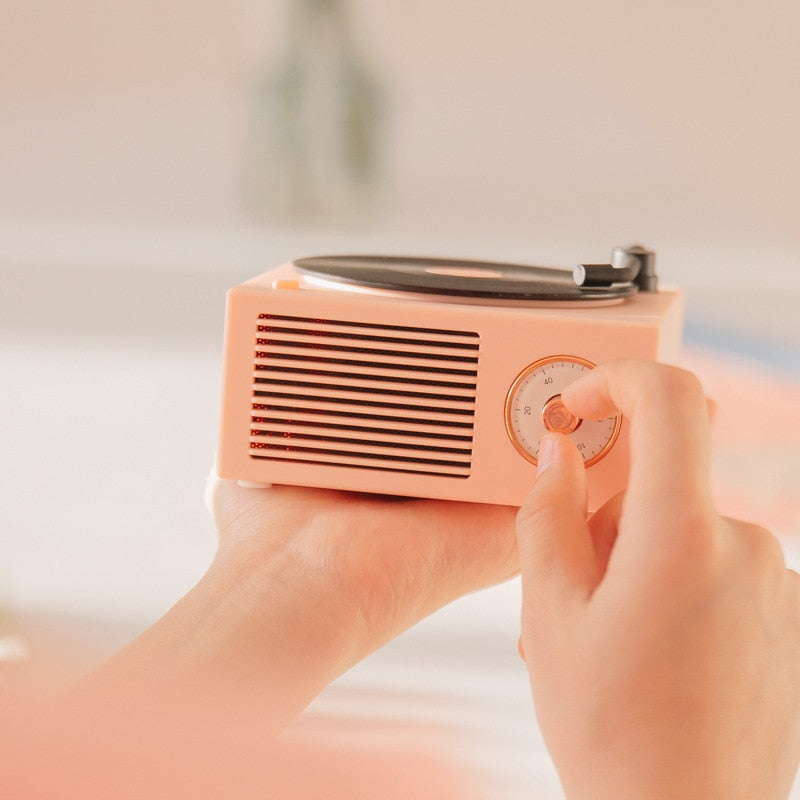 Retro Vinyl Record Bluetooth Speaker