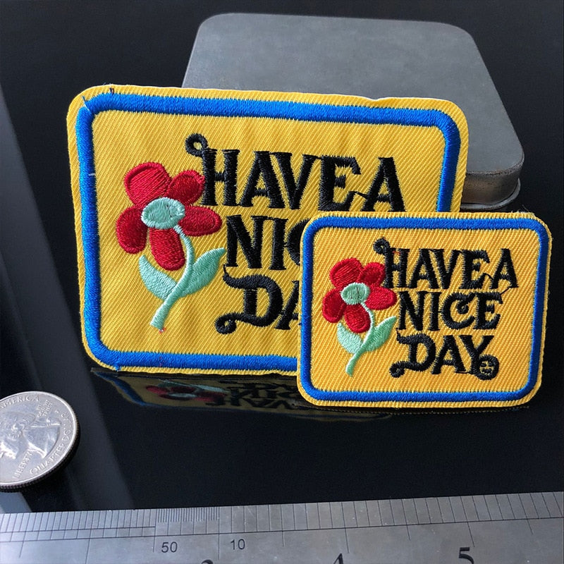 Have A Nice Day Vintage Patch
