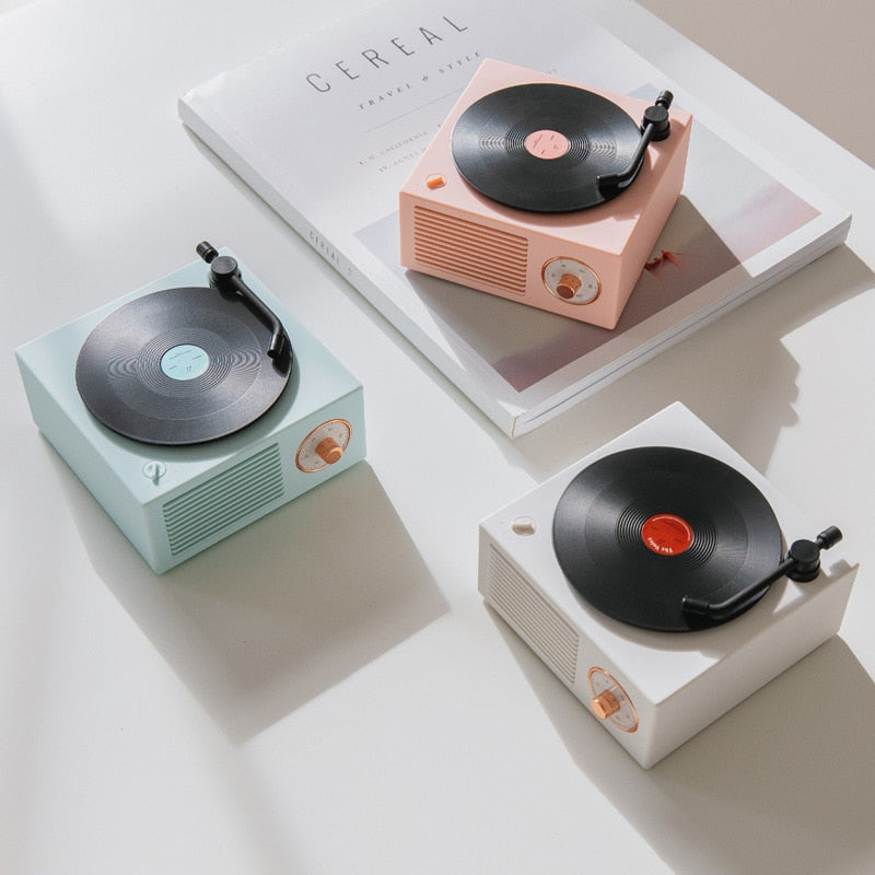 Retro Vinyl Record Bluetooth Speaker