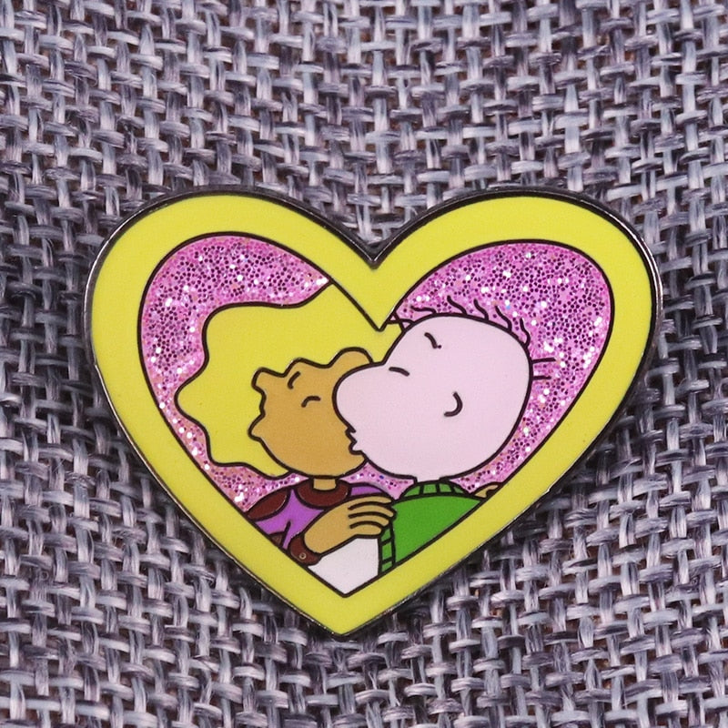 Patti and Doug Enamel Pin