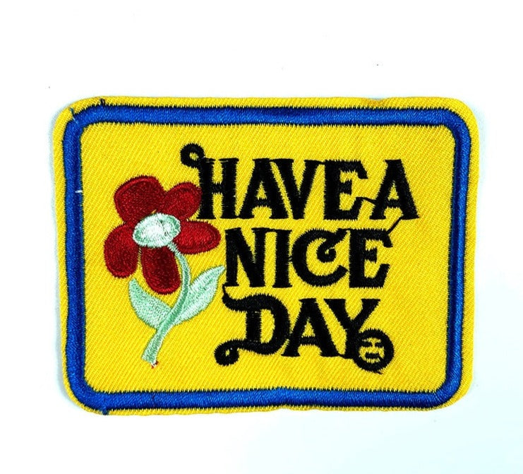 Have A Nice Day Vintage Patch