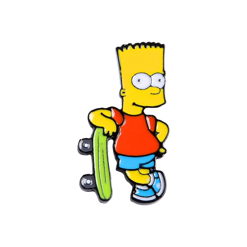 Vintage Bart Enamel Pin