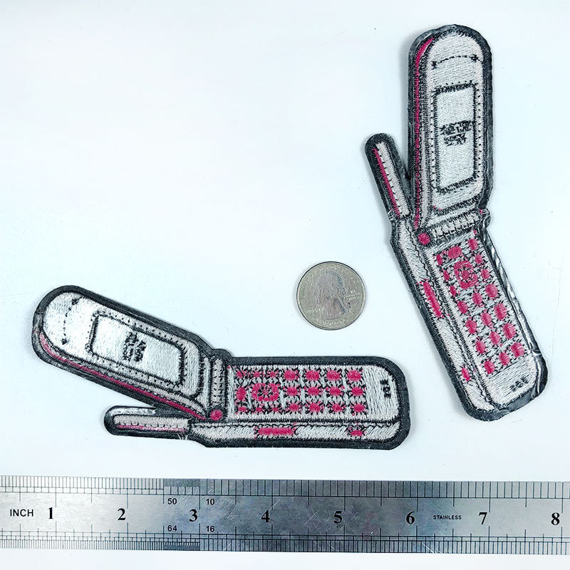 Vintage Flip Phone Patch