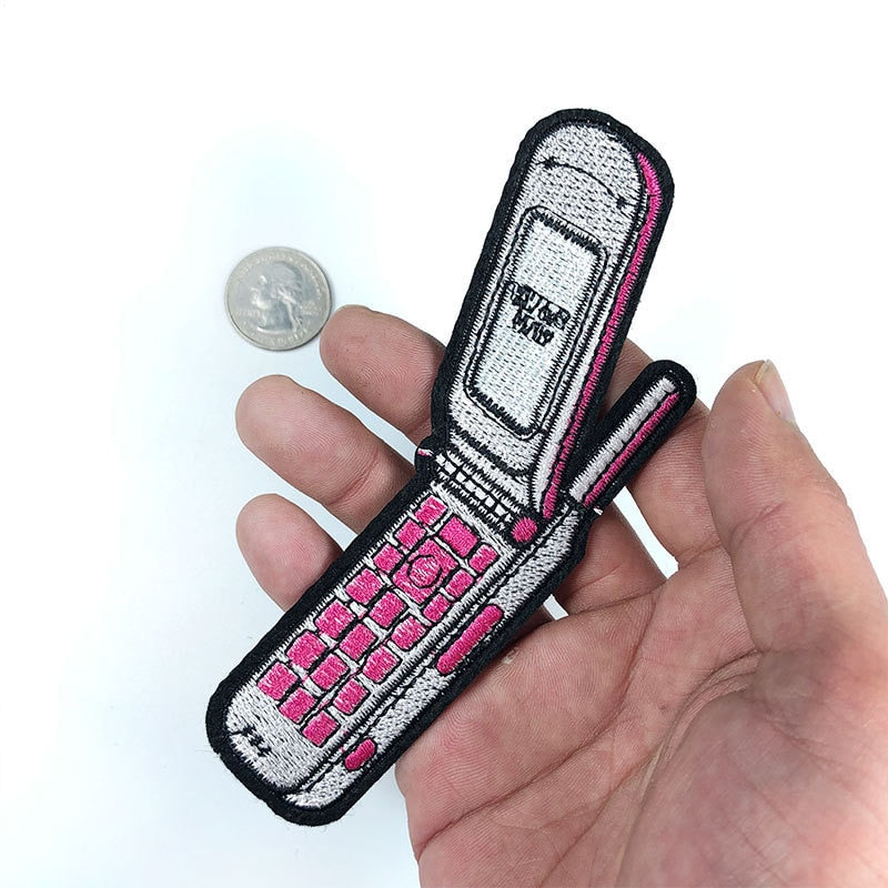 Vintage Flip Phone Patch