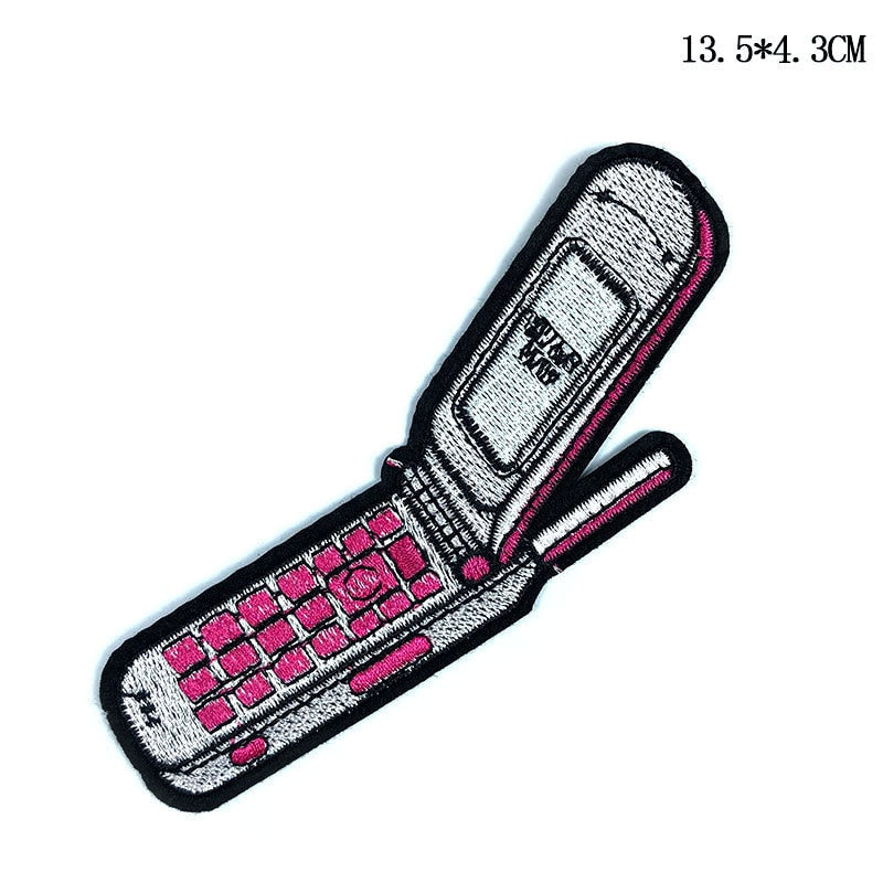 Vintage Flip Phone Patch