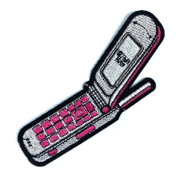 Vintage Flip Phone Patch