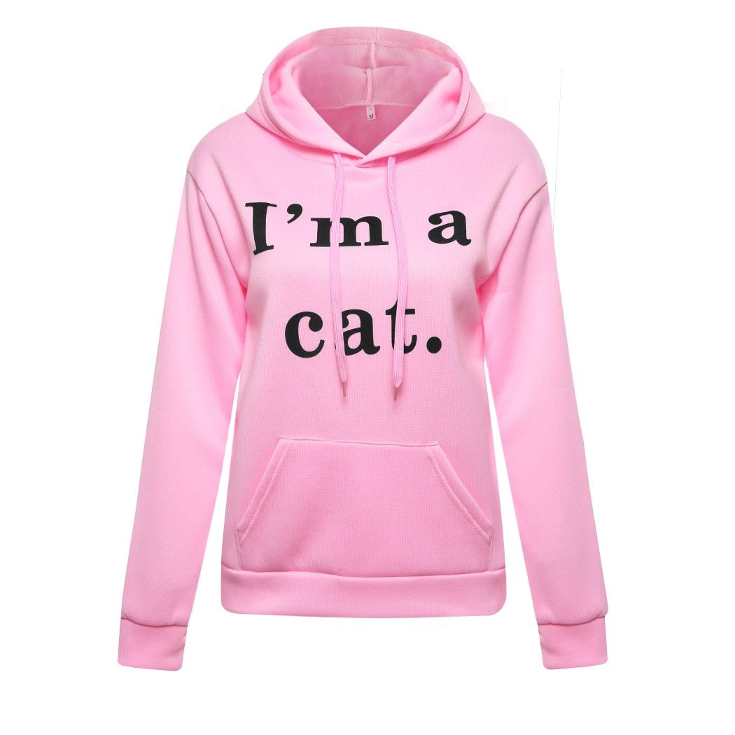 Cat Ear Hoodie I AM A CAT
