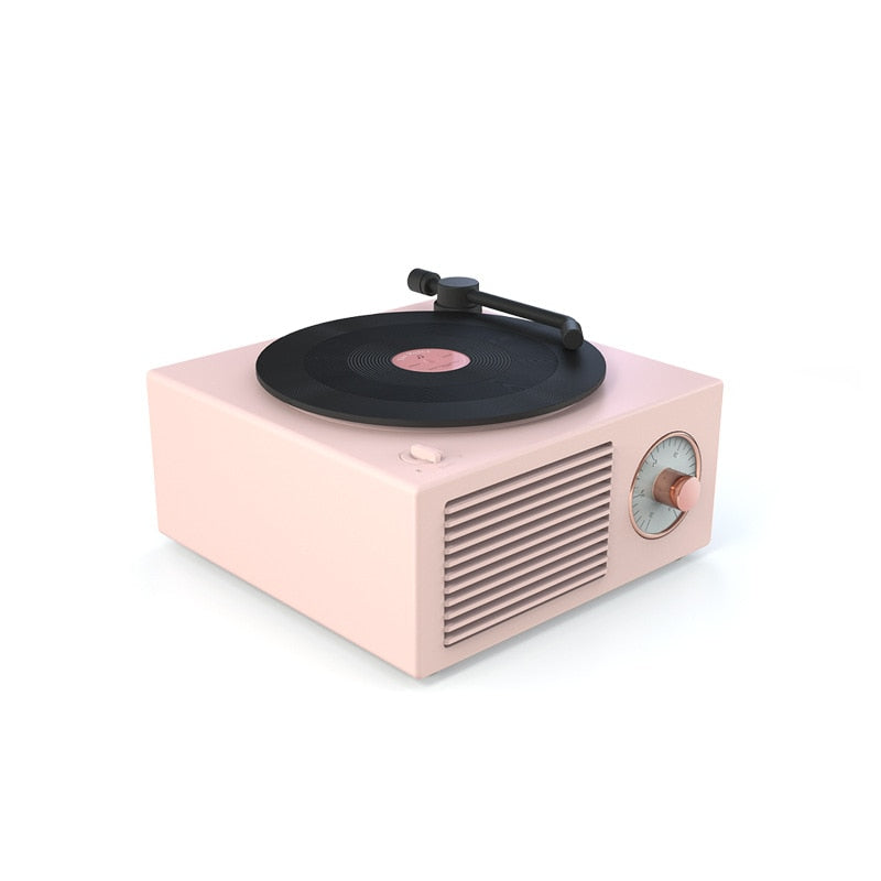 Retro Vinyl Record Bluetooth Speaker