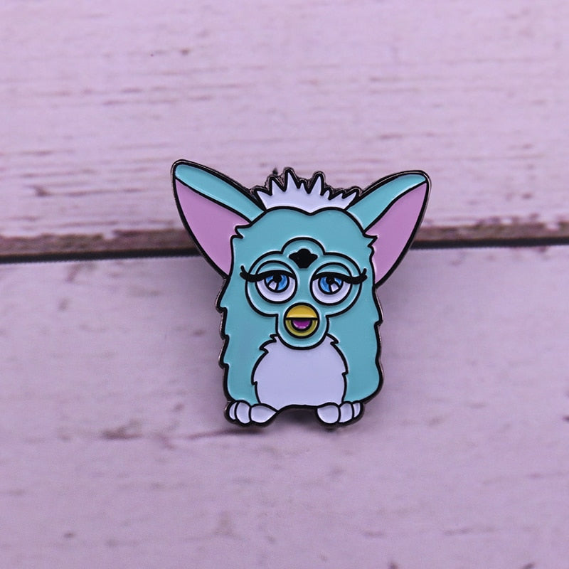 90s throwback Furry Enamel Pin