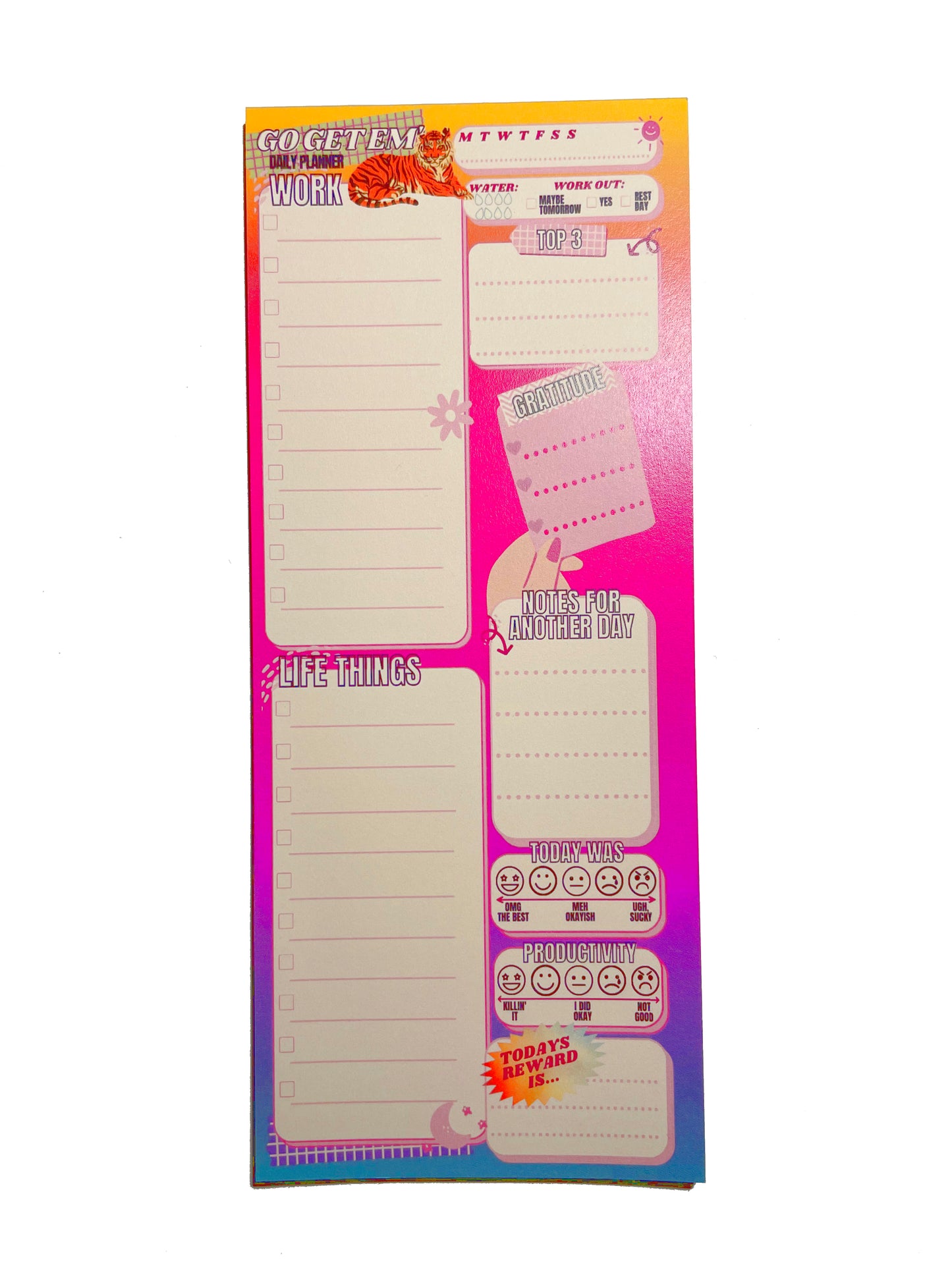 Go Get Em' Notepad