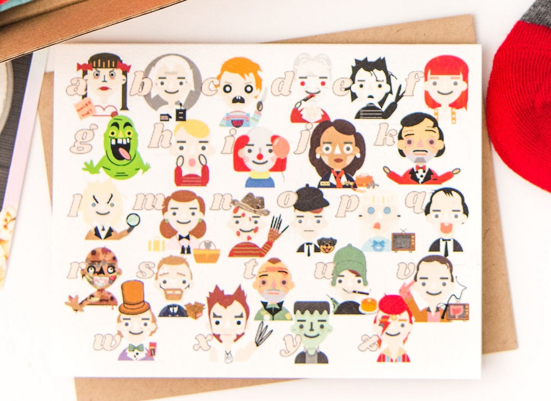 Cinephile Movie Lover ABC Card