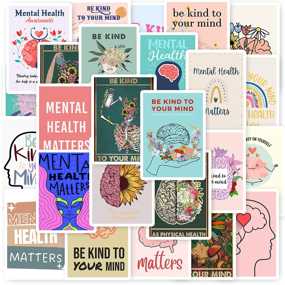 Mental Health Awareness Stickers