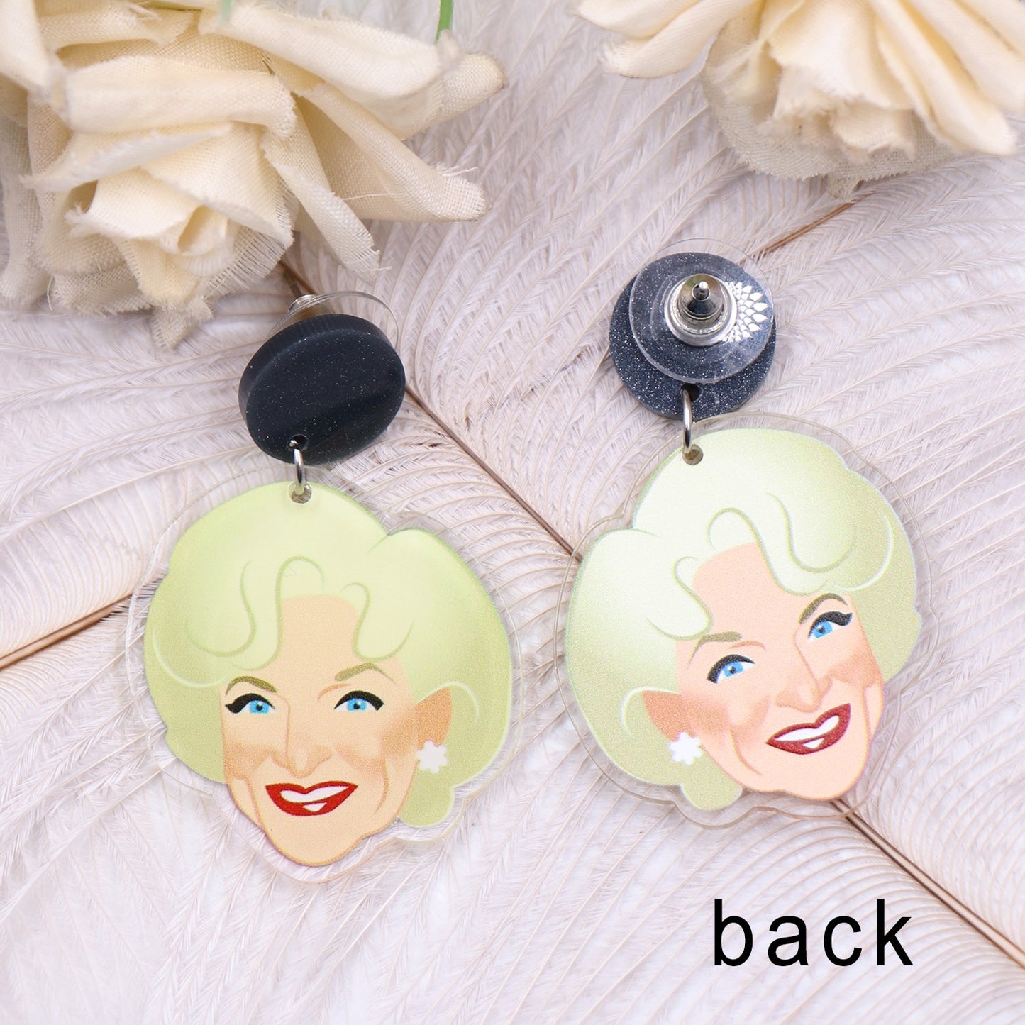 Golden Girls Acrylic Earrings