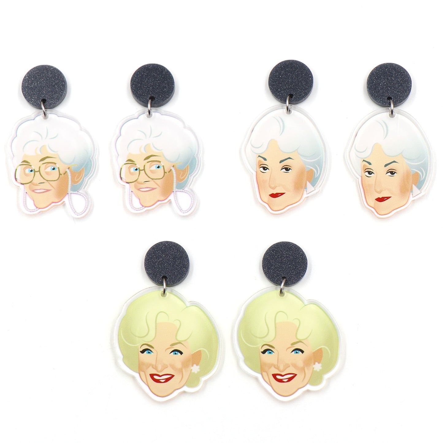 Golden Girls Acrylic Earrings