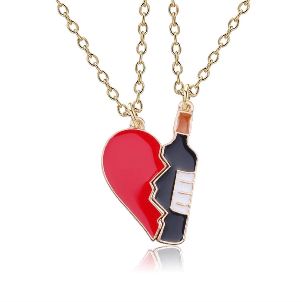 2 Piece Best Friend Necklaces