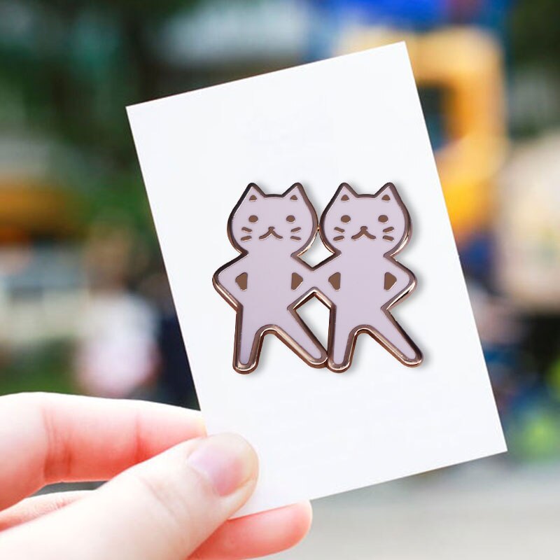 Dancing Cats Pin