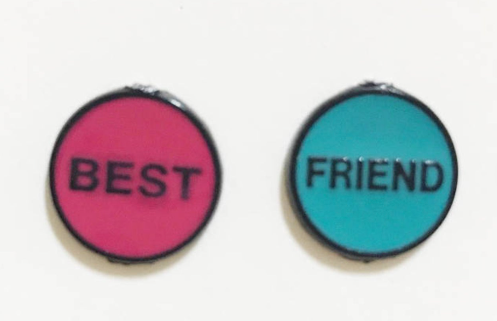 Best Friend Enamel Pin (Set of 2)