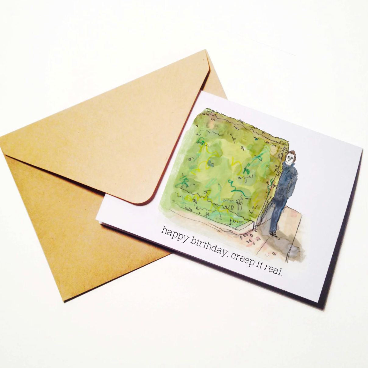 Michael Myers Halloween Birthday Card