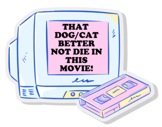 Pet and Movie Lover Acrylic Pin