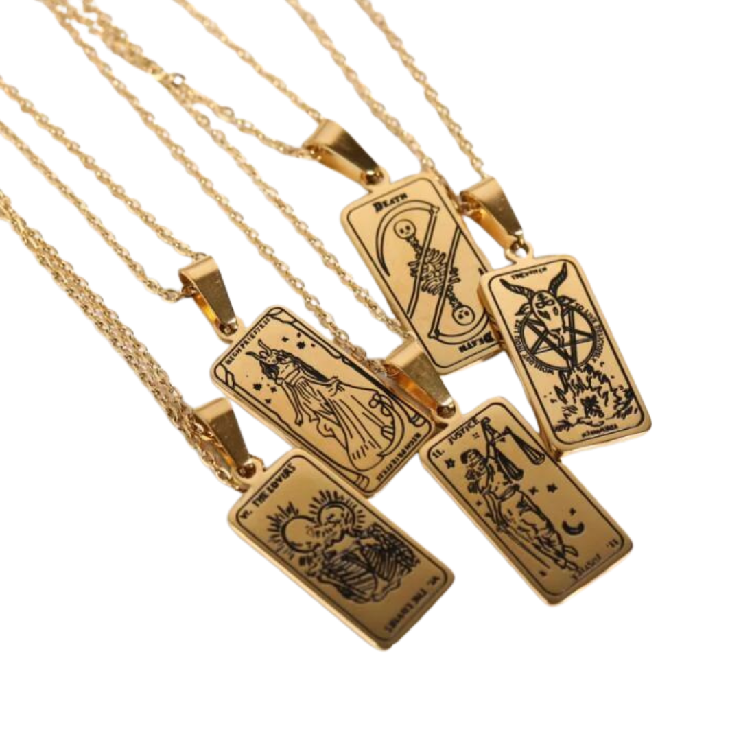 Vintage Tarot Inspired Necklace