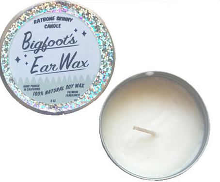 Big Foot's Ear Wax Candle