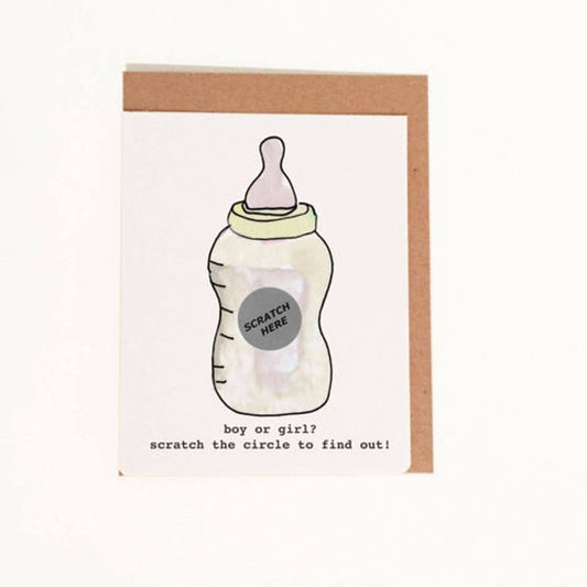 Gender Reveal Scratch Cards Set of 10