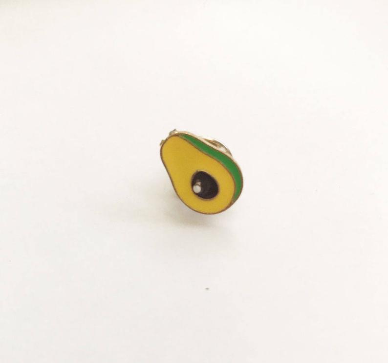 Avocado Enamel Pin