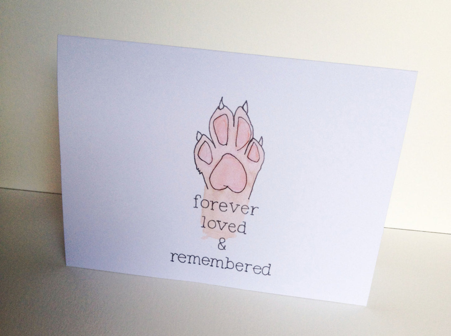 Pet Sympathy Card