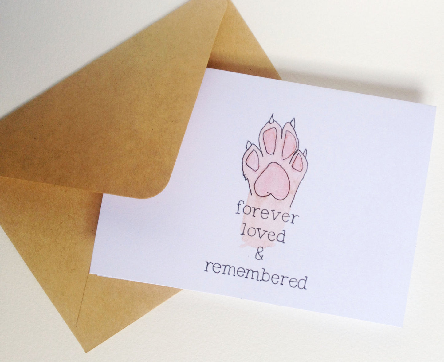 Pet Sympathy Card