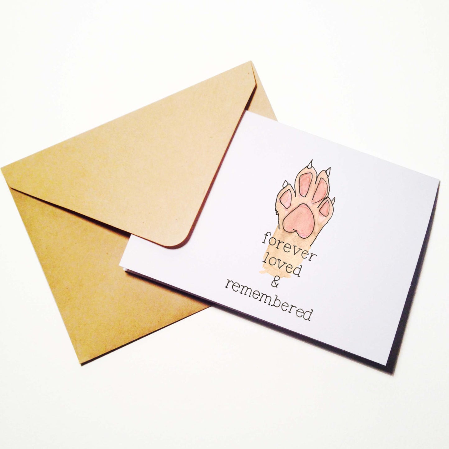 Pet Sympathy Card