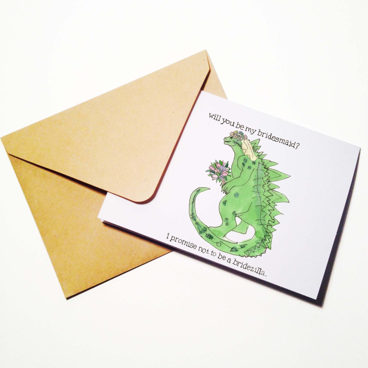 Bridezilla Bridesmaid, Maid of Honor, Matron of Honor Card
