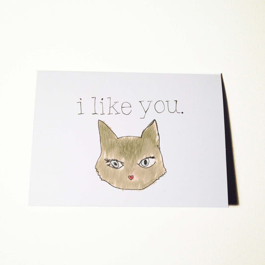 I Like You Card