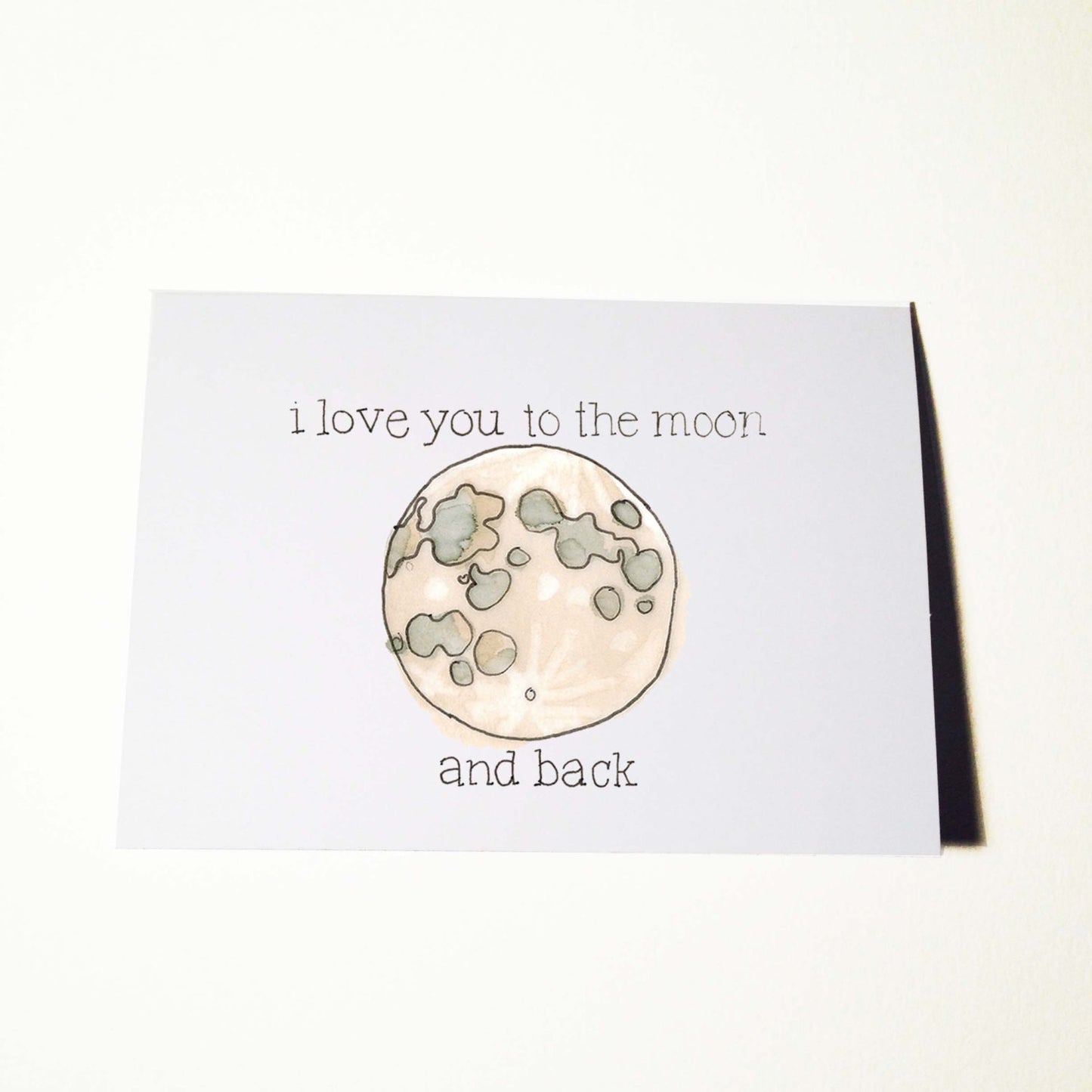 Moon and Back Card