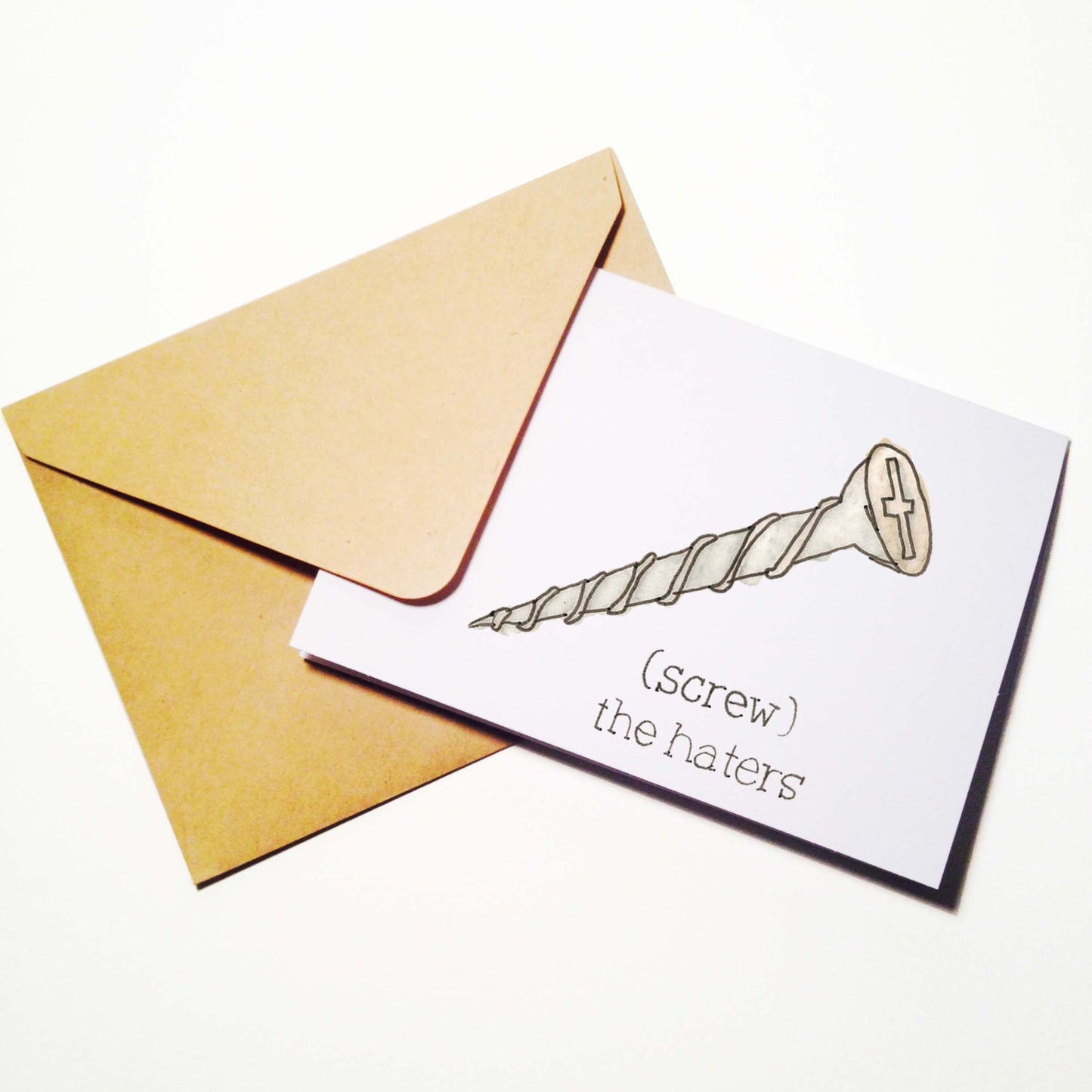 Screw the Haters BFF Card