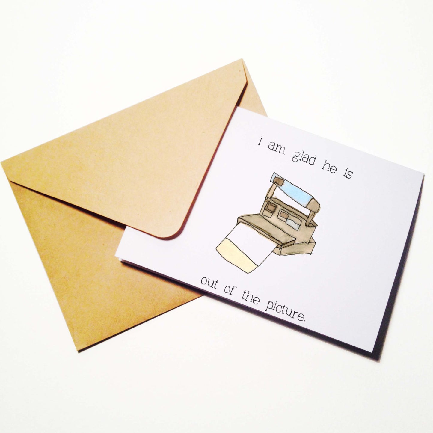 Out Of the Picture Divorce Card