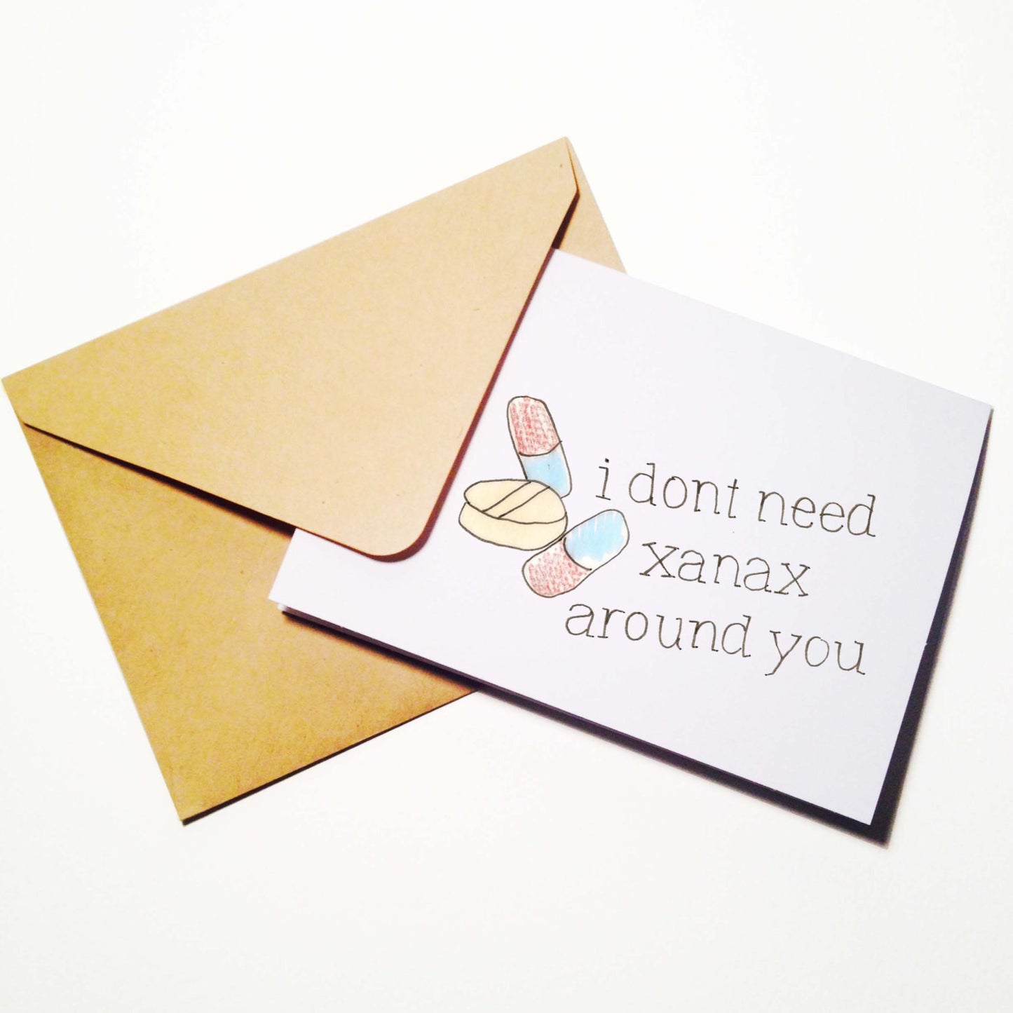 Xanax Humor Card