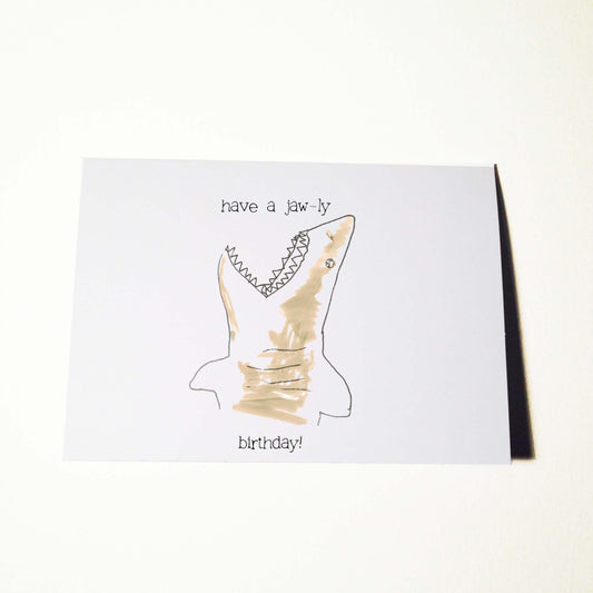 Shark Week Birthday Card
