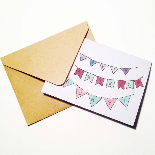 Hapy F*cking Birthday Card
