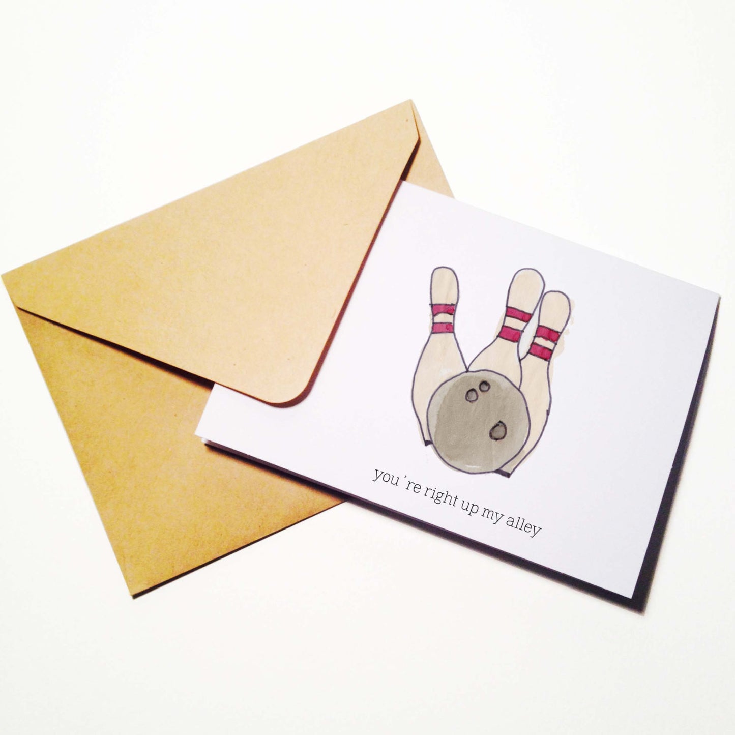 Right Up My Alley Card