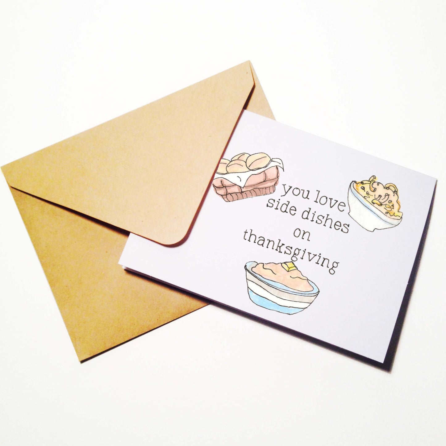 Thanksgiving Side Dish Card